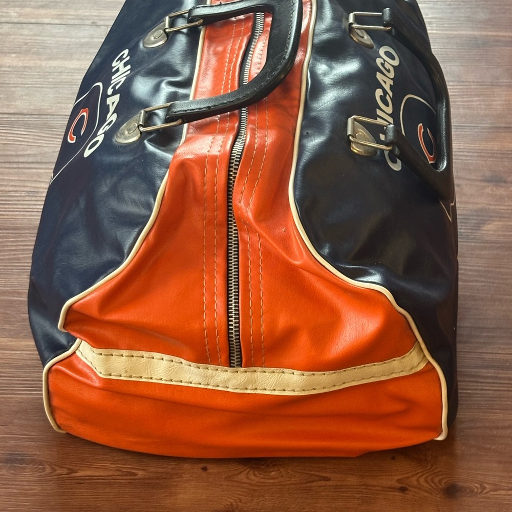 Chicago Bears Navy and Orange Duffel Bag - Picture 3 of 7